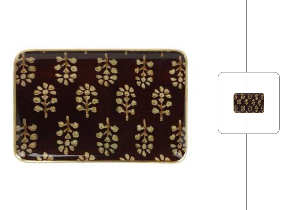 Le plateau rectangulaire 10X15 Acajou Les Choses qu'on Aime