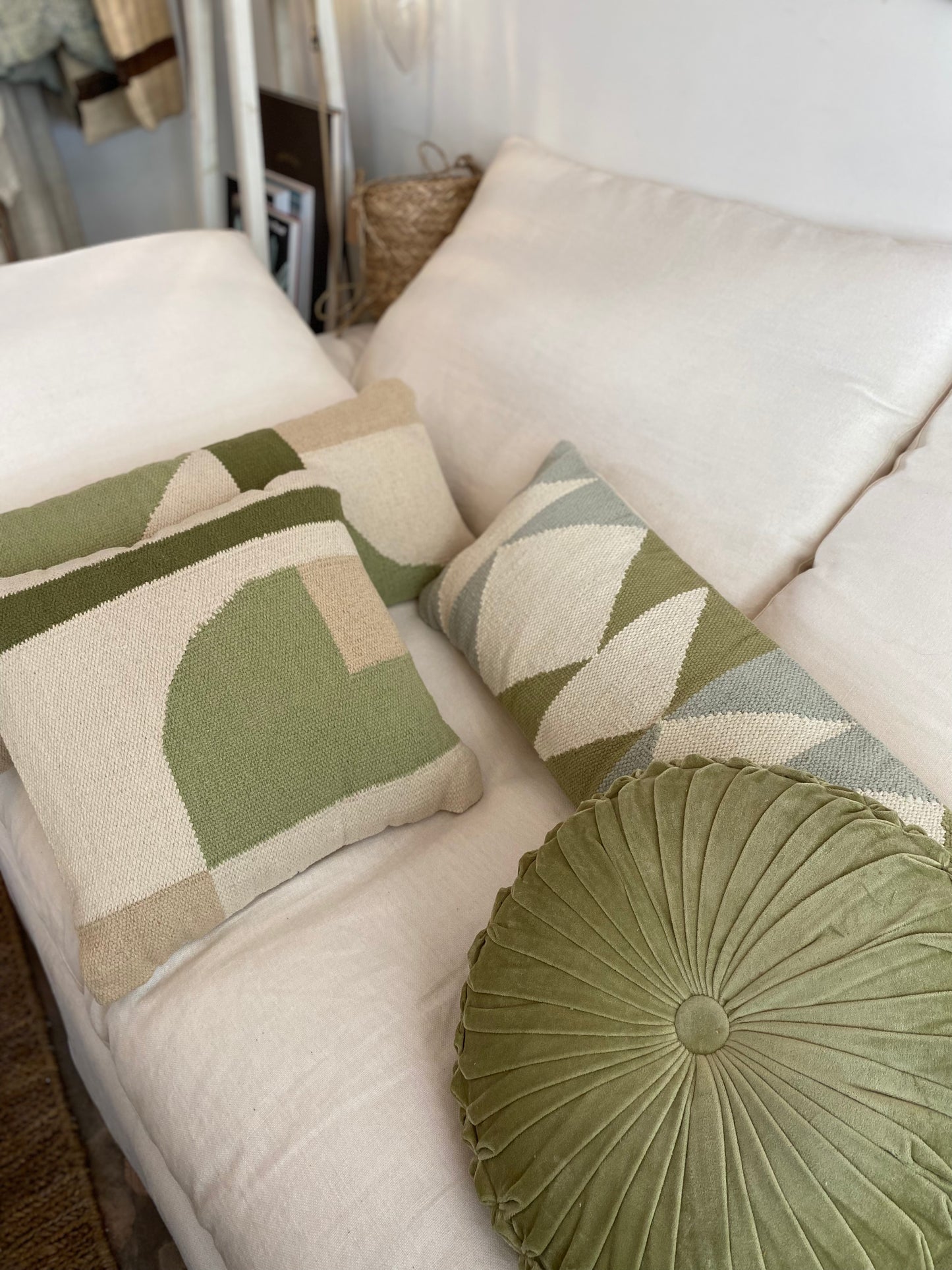 Rectangular Geometric Cushions