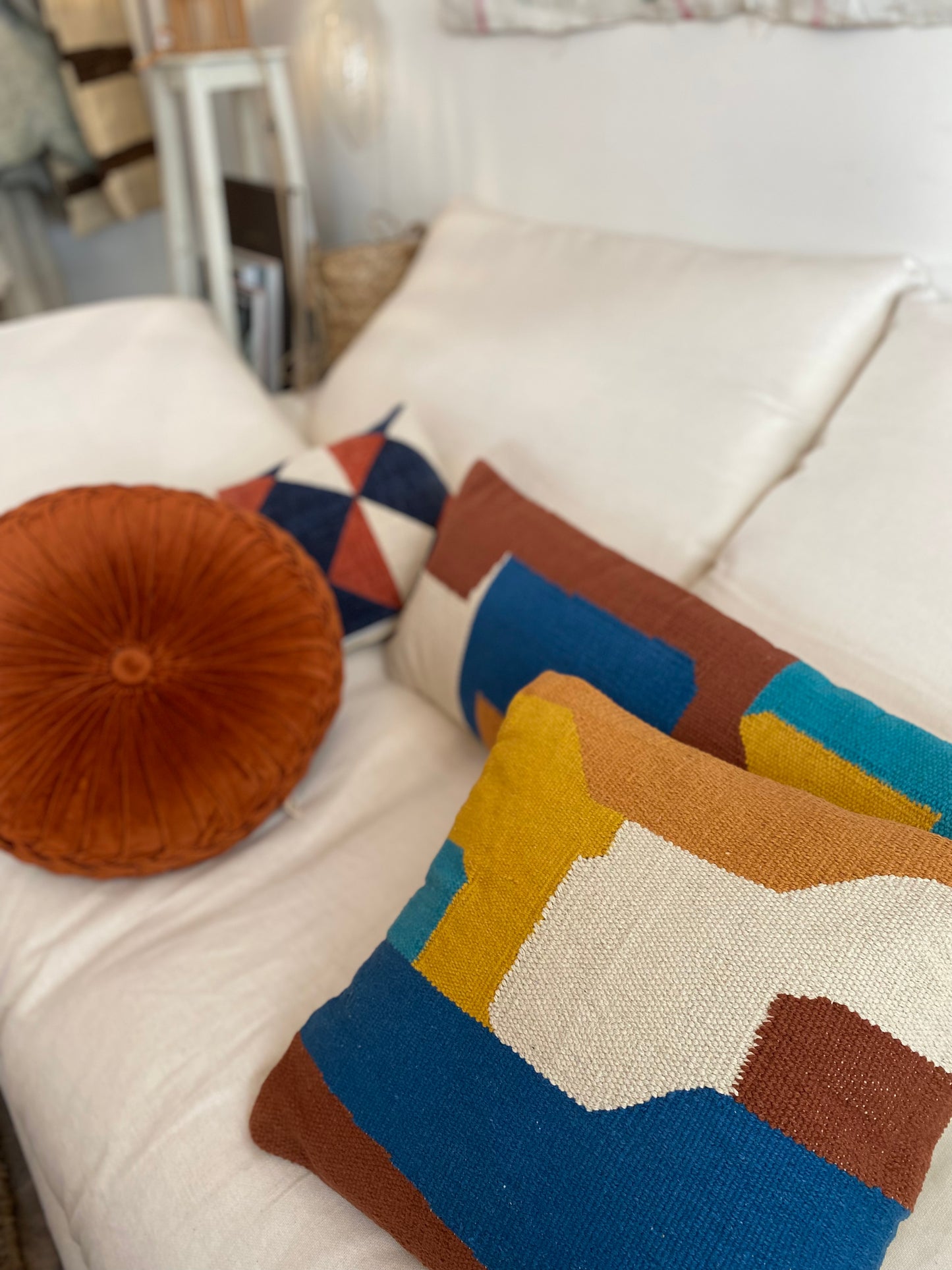 Rectangular Geometric Cushions