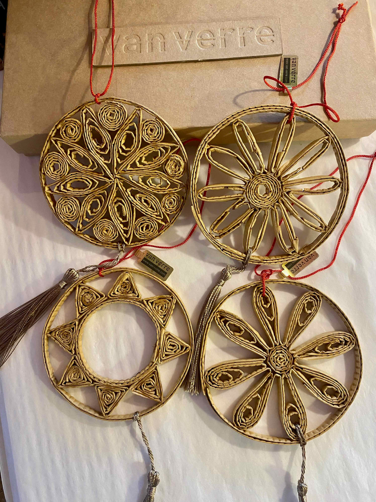 Mandala Paper Ornaments