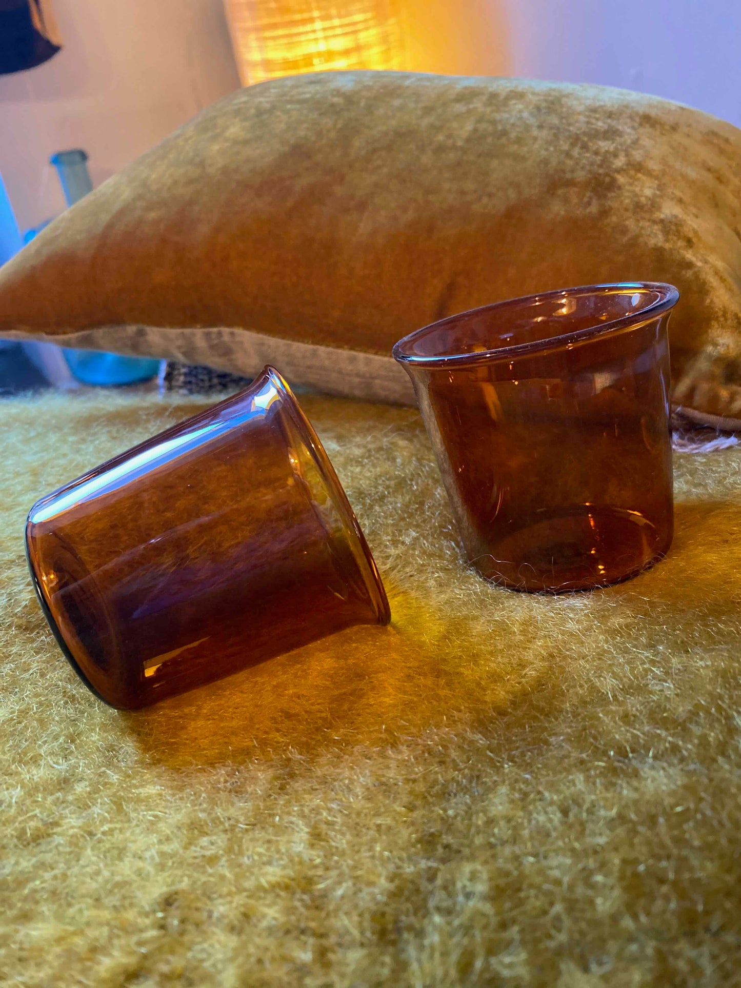 Japanese Amber Glassware