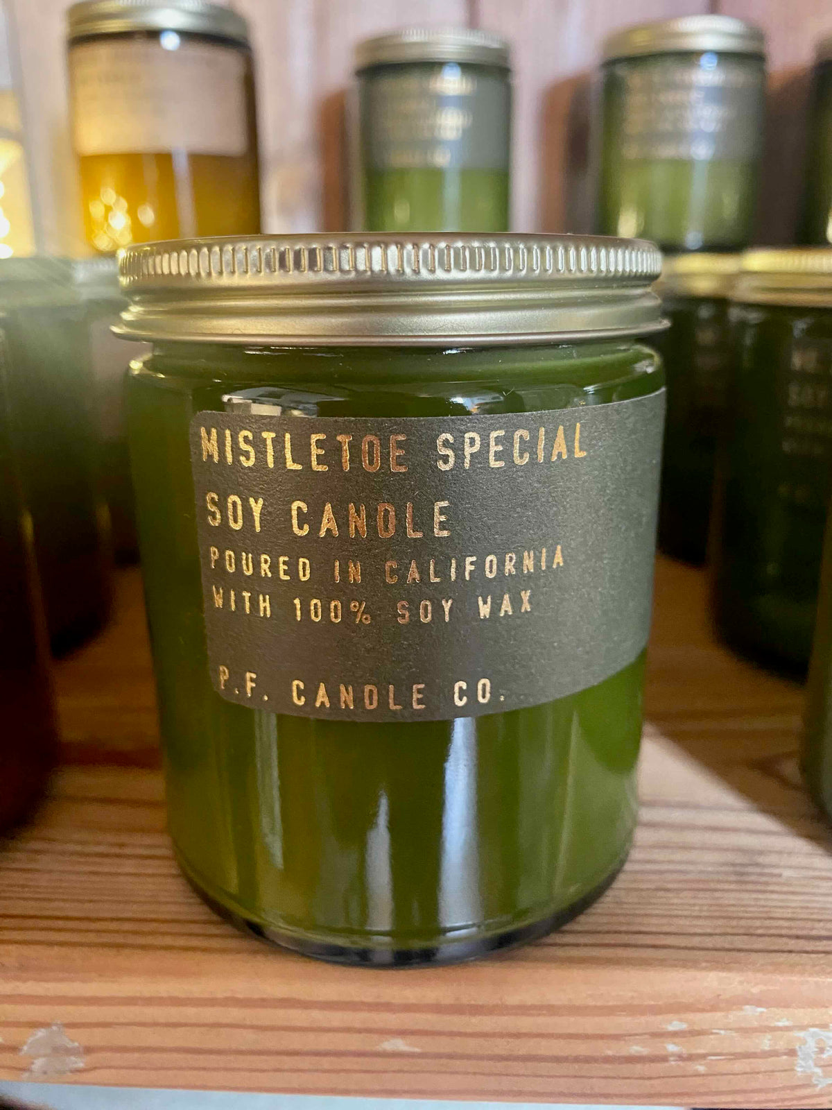 Les Bougies Californiennes de Noël à la cire de Soja
