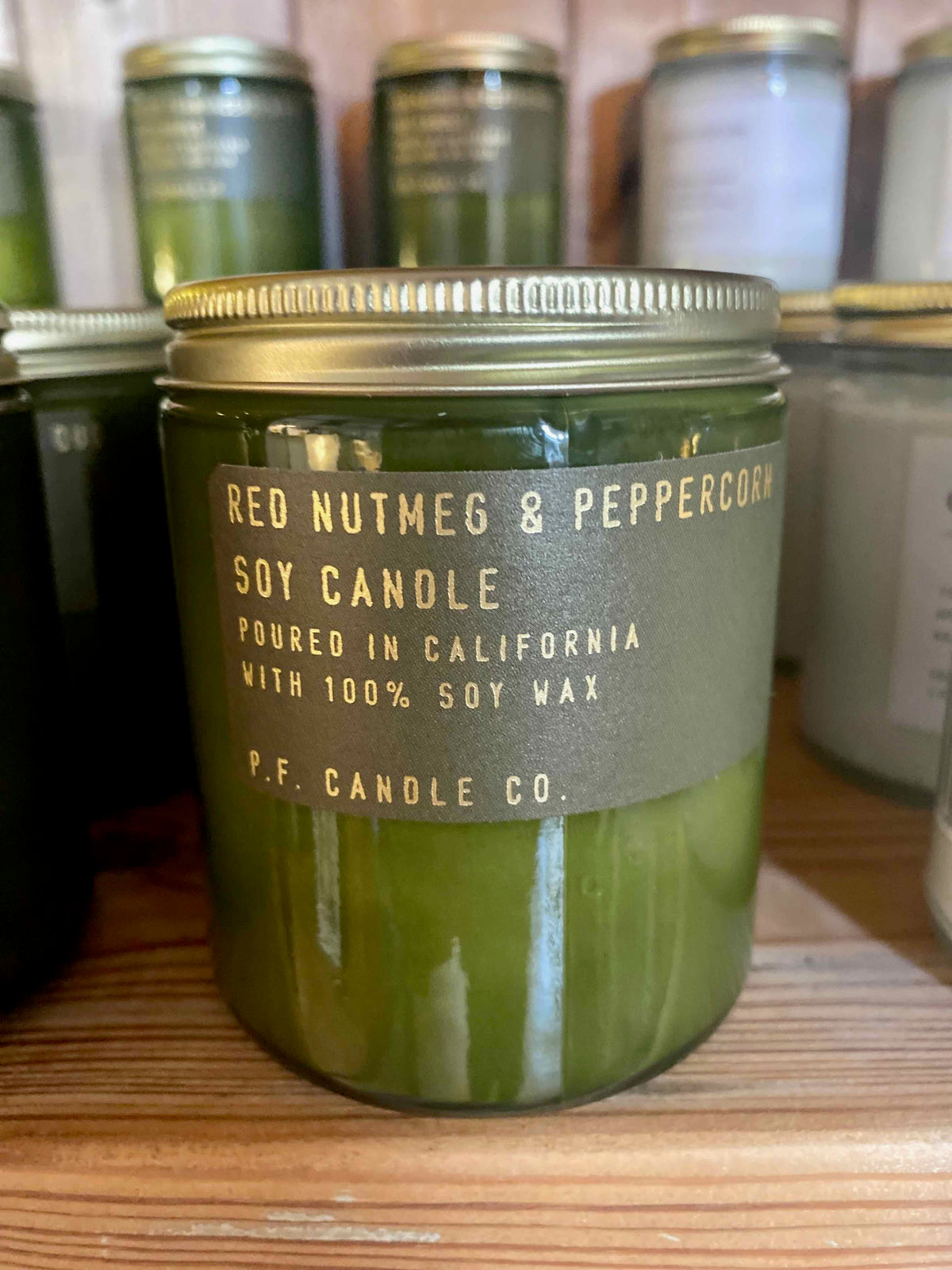 Les Bougies Californiennes de Noël à la cire de Soja