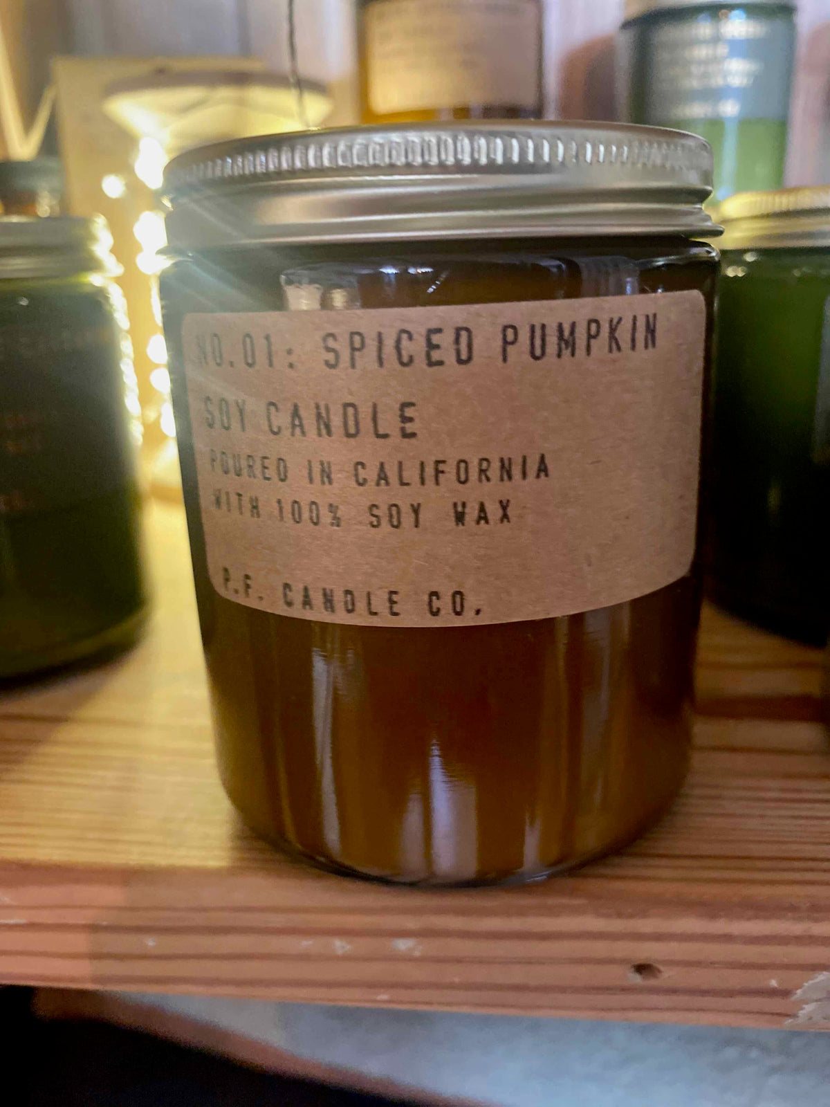 Les Bougies Californiennes de Noël à la cire de Soja