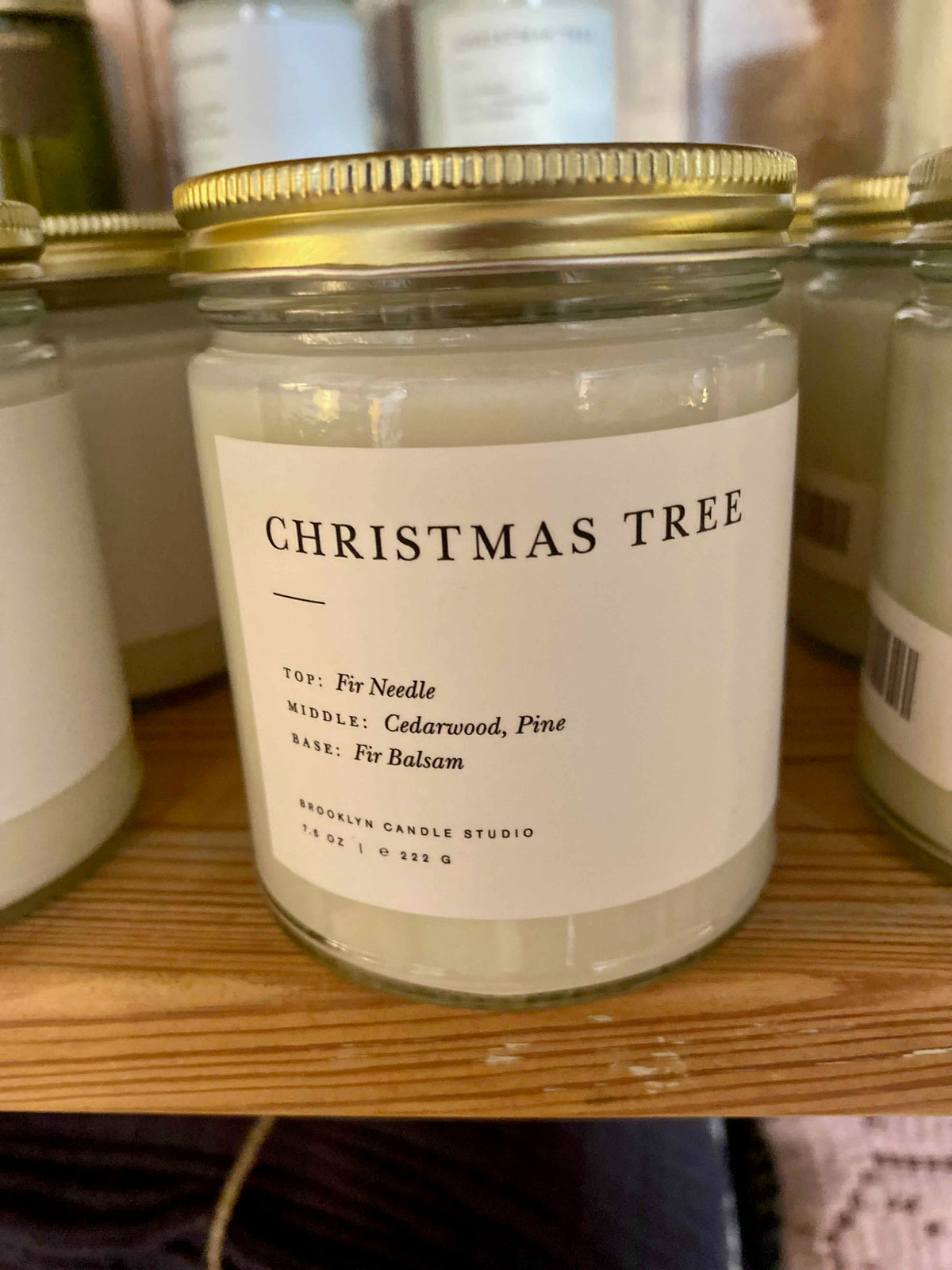 Velas navideñas de Brooklyn