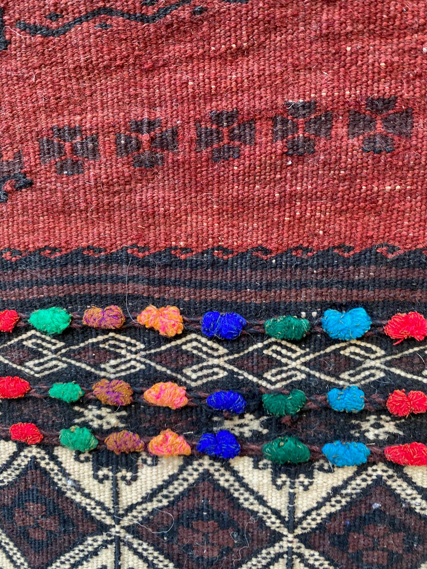 La alfombra de pasillo Kilim