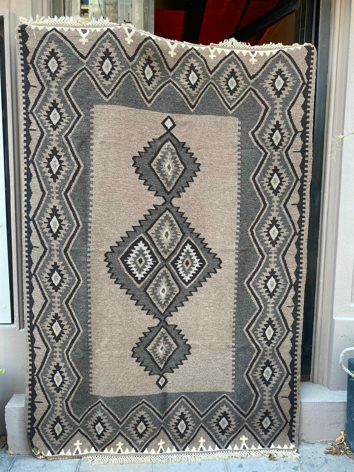 Le Tapis Kilim Taupe