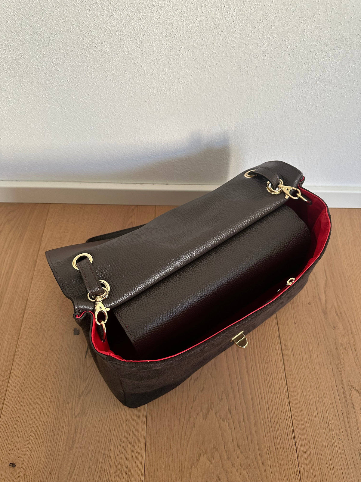 Le Sac Epaule Annabel en Daim MM