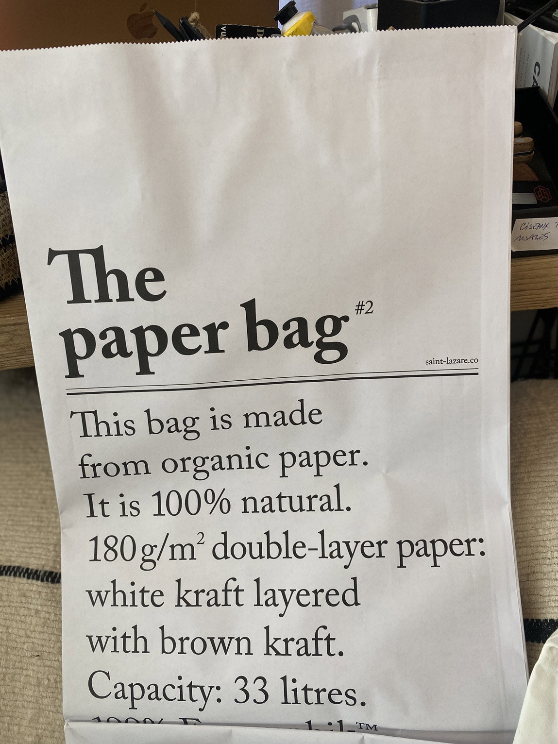 La bolsa de papel multiusos 