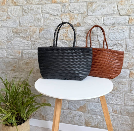Les Cabas en Cuir Tressé Les Choses qu'on Aime