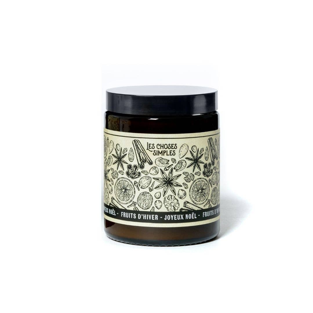 Bougie de Noël - Fruits d'hiver