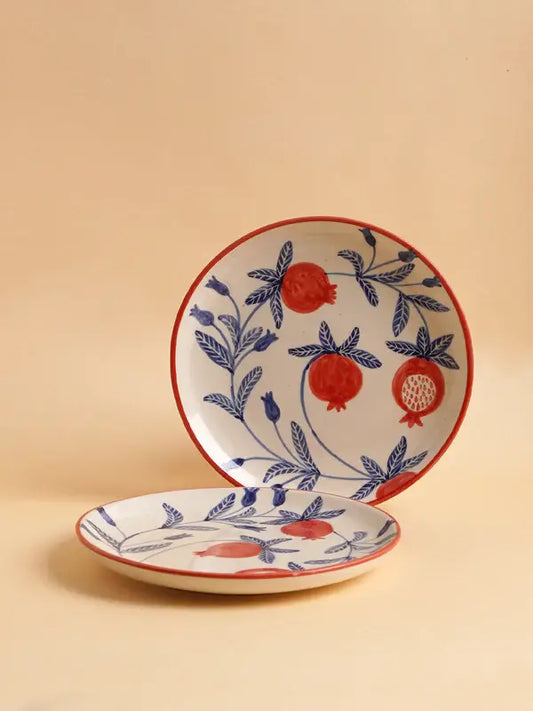 Assiette en céramique Anaar Bazaar (7 pouces)